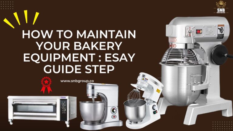 bakery equipment maintenance